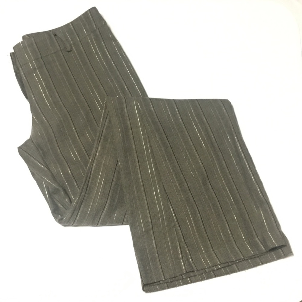 Gray Pinstriped Wet Seal Pants